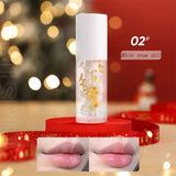 4 Colors Vegan Transparent Lip Oil Christmas Theme