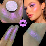 5 Colors 36mm Chameleon Eyeshadow/Highlight/Single Color Square Transparent Box