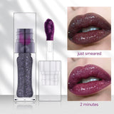 3-color Glitter Lip Oil/Temperature-changing Lip Oil