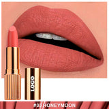 24 Color Gold Tube Matte Lipstick