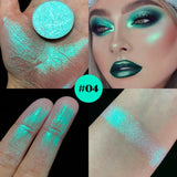 5 Colors 36mm Chameleon Eyeshadow/Highlight/Single Color Square Transparent Box