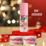 4 Colors Vegan Transparent Lip Oil Christmas Theme