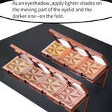 7 Colors Of Luxurious Rose Gold Brightening Glitter Highlighter