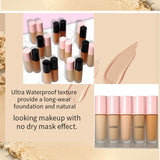 18 Colors Matte Liquid Foundation Available In Pink  Packaging【P001-P018】