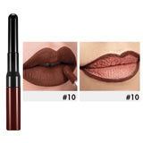 15 Farben 2-End-Lippenstift mit Lip Liner