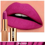 24 Color Gold Tube Matte Lipstick