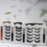 4 Styles 5 Pairs Magnetic False Eyelashes Set