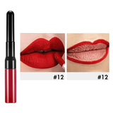 15 Farben 2-End-Lippenstift mit Lip Liner