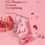 3-Color Rose Real Flower Lip Oil