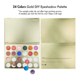 24 Farben Gold Customized Lidschatten-Palette 【Probe】