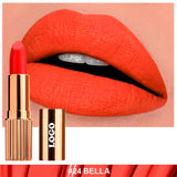 24 Color Gold Tube Matte Lipstick