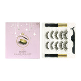 4 Styles 5 Pairs Magnetic False Eyelashes Set