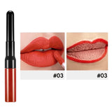 15 Farben 2-End-Lippenstift mit Lip Liner