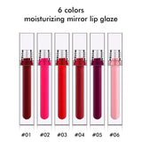 6 Colors Moisturizing Mirror Lip Glaze