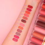 12 Colors Matte Velvet Liquid Lipstick