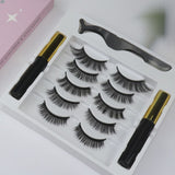 4 Styles 5 Pairs Magnetic False Eyelashes Set