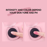 Black And White 2 Color Temperature Changing Cream Powder Blusher