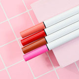 4 Colors Liquid Lip Pencil Non-stick Cup Lip Pencil Waterproof