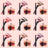 9 Colors Waterproof Lip Liner With Sharpener