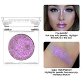 5 Colors 36mm Chameleon Eyeshadow/Highlight/Single Color Square Transparent Box