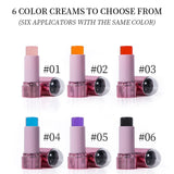 6 Colors Jelly Temperature Changing Blush Stick