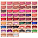 51 colors No-stick matte White business card liquid lipstick(#31-51)