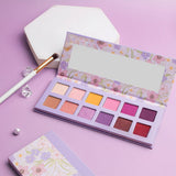 12 Color Checkered Eye Shadow Palette