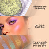 5 Colors 36mm Chameleon Eyeshadow/Highlight/Single Color Square Transparent Box