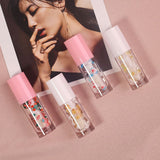 4 Colors Vegan Transparent Lip Oil Christmas Theme