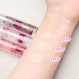 3-Color Rose Real Flower Lip Oil