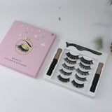 4 Styles 5 Pairs Magnetic False Eyelashes Set