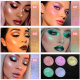 5 Colors 36mm Chameleon Eyeshadow/Highlight/Single Color Square Transparent Box