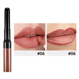 15 Farben 2-End-Lippenstift mit Lip Liner