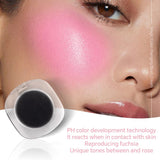 Black And White 2 Color Temperature Changing Cream Powder Blusher