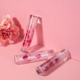 3-Color Rose Real Flower Lip Oil