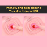 2 Types Of Real Flower Jelly Temperature-changing Blush Cream