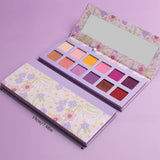 12 Color Checkered Eye Shadow Palette