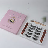 4 Styles 5 Pairs Magnetic False Eyelashes Set