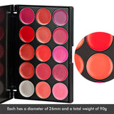 15 color lipstick palette