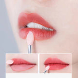 4-Color Silicone Lip Brush With Cover Portable Lipstick Brush Lip Mask Brush Lipstick Brush