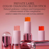 6 Colors Jelly Temperature Changing Blush Stick