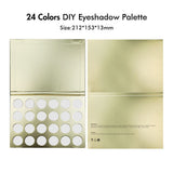 Paleta de sombras de ojos personalizada de 24 colores dorados 【Muestra】