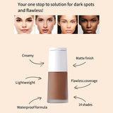 14 Colors Matte Liquid Foundation + Concealer In One Bottle