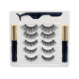 4 Styles 5 Pairs Magnetic False Eyelashes Set