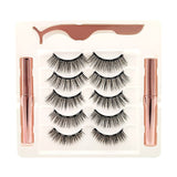 4 Styles 5 Pairs Magnetic False Eyelashes Set