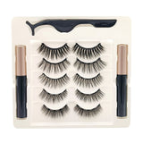 4 Styles 5 Pairs Magnetic False Eyelashes Set