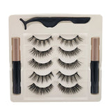 4 Styles 5 Pairs Magnetic False Eyelashes Set