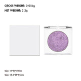 5 Colors 36mm Chameleon Eyeshadow/Highlight/Single Color Square Transparent Box