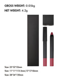 9 Colors Waterproof Lip Liner With Sharpener