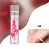 3-Color Rose Real Flower Lip Oil